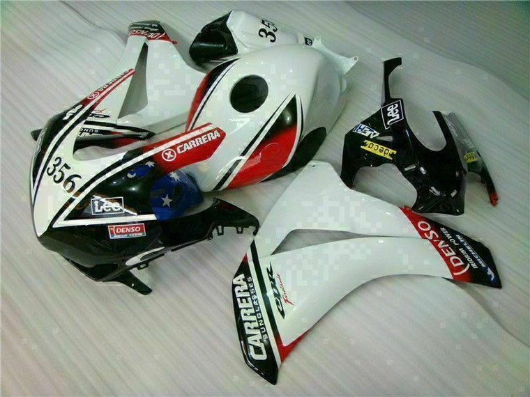 MS Injection ABS White Black Set Fairing Fit for Honda 2008-2011 CBR1000RR u049