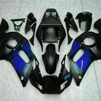 MS Injection Blue Black Plastic ABS Fairing Fit for Yamaha 1998-2002 YZF R6 g016