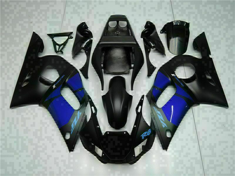 NT Fairing Fit for Yamaha 1998-2002 YZF-R6 G016- Blue Black | ABS Injection