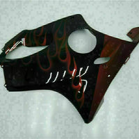 MS Red Flame Fairing Injection Fit for Honda 1999-2000 CBR600 F4 ABS Plastic u034