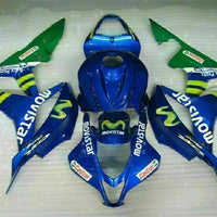 MSA Injection ABS Fairing Blue Fit for Honda 2007-2008 CBR600RR Plastic u038