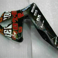 MSA Injection Orange Green Plastic Fairing Fit for Honda 2003-2004 CBR600RR u027
