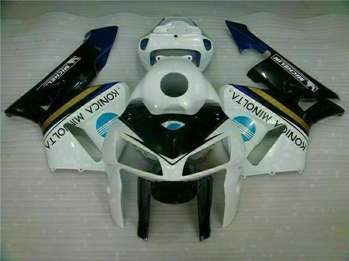 MSA Injection White Black Fairing Fit for Honda 2005-2006 CBR600RR Set u069