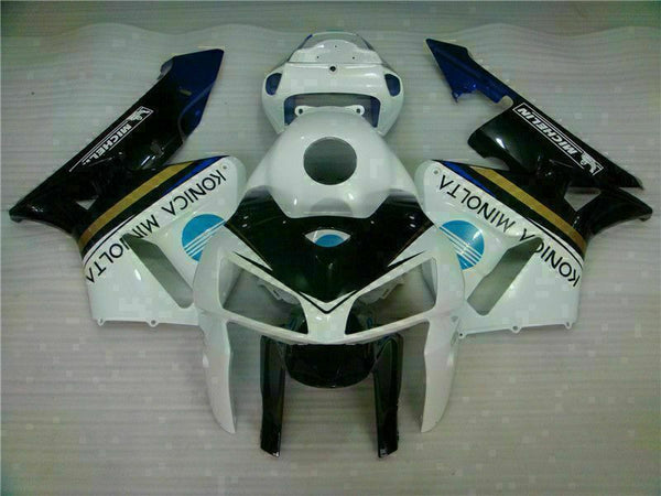 MSA Injection White Black Fairing Fit for Honda 2005-2006 CBR600RR Set u069