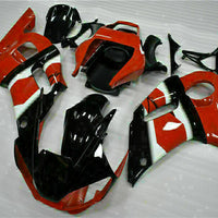 MSB Injection Kit Red Black Plastic Fairing Fit for Yamaha 1998-2002 YZF R6 j009