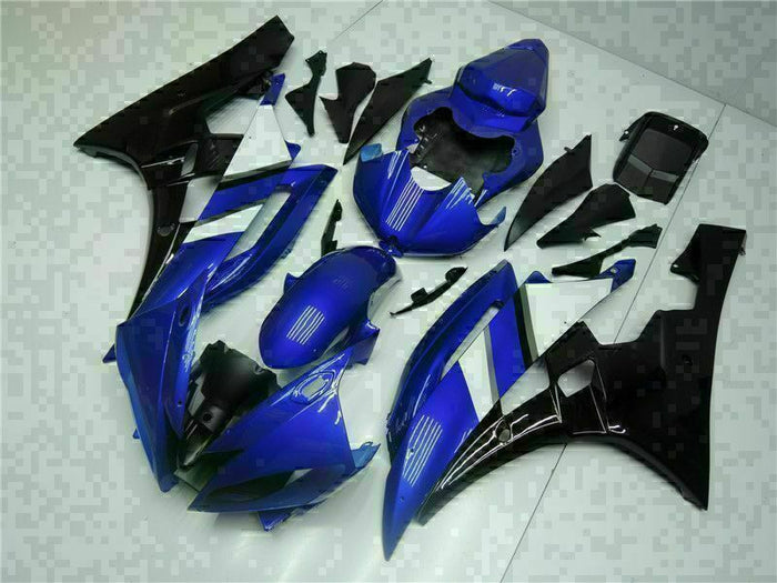 MS Injection Blue Black ABS Kit Fairing Fit for Yamaha 2006-2007 YZF R6 g051