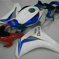 MS Injection Set White Blue Fairing Cowl Fit for Honda 2008-2011 CBR1000RR u059