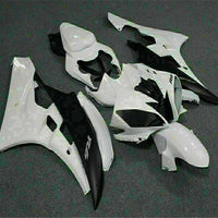 MS Injection Mold White Plastic Fairing Fit for Yamaha 2006-2007 YZF R6 j001