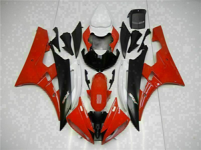 MS Injection Mold Red Black Plastic Fairing Fit for Yamaha 2006-2007 YZF R6 g010