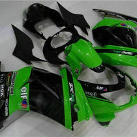 MS Fit for  2008-2012 EX250 250R Plastic Black Injection Fairing n014-T