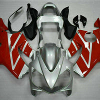 MSA Injection Red Silver Fairing Kit Fit for Honda 2001-2003 CBR600 F4I WTH u059