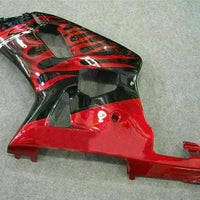 MSB Injection  Red Black Fairing Fit for  2001-2003 GSXR 600 750 n034