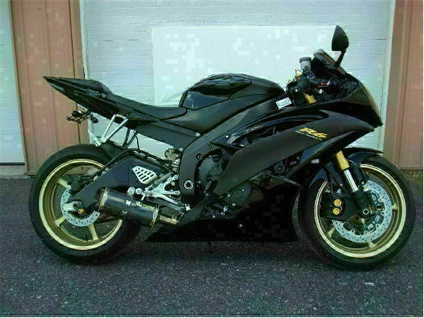 MS Injection Mold Plastic Black Fairing Fit for Yamaha 2008-2016 YZF R6 j001