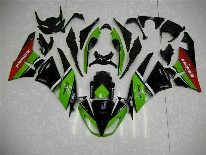 MSA Injection Fairing Fit for  2009-2012 ZX6R Plastic With Seat Cowls t007-T