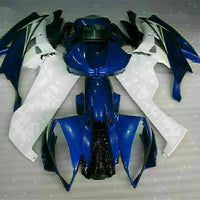 MS Injection Mold White Blue Fairing Kit Fit for Yamaha 2006-2007 YZF R6 g015