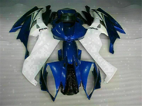 MS Injection Mold White Blue Fairing Kit Fit for Yamaha 2006-2007 YZF R6 g015