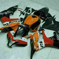 MSA Injection  Orange Fairing Kit Fit for Honda 2007-2008 CBR600RR Cowl u065