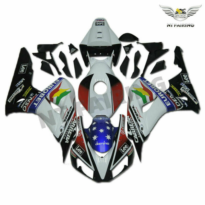 MS Injection New White Blue Fairing Fit for Honda 2006-2007 CBR1000RR u0103