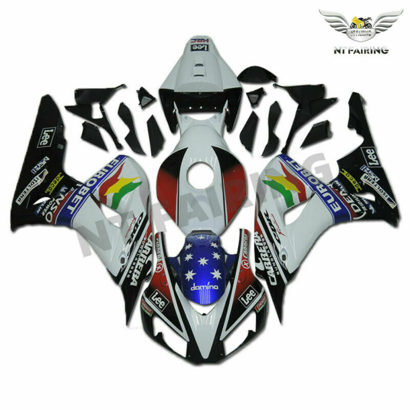 NT Fairing Fit for Honda 2006-2007 CBR1000RR U0103- White Blue | ABS Injection