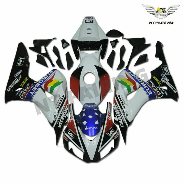 NT Fairing Fit for Honda 2006-2007 CBR1000RR U0103- White Blue | ABS Injection