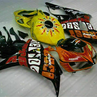 MS Injection Yellow Orange Kit Fairing Fit for Honda 2006-2007 CBR1000RR u032