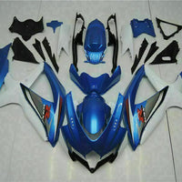 MSB Injection Blue White Fairing Fit for  2008-2010 GSXR 600 750 o063