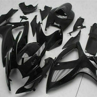 MSB Injection Black Plastic Fairing Fit for  2006 2007 GSXR 600 750 n0100