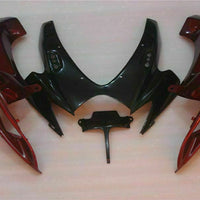 MSB Injection Black Red Fairing Fit for  2006 2007 GSXR 600 750 n025