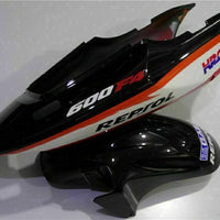 MS Red Black Orange Fairing Injection Fit for Honda 1999-2000 CBR600 F4 ABS t033