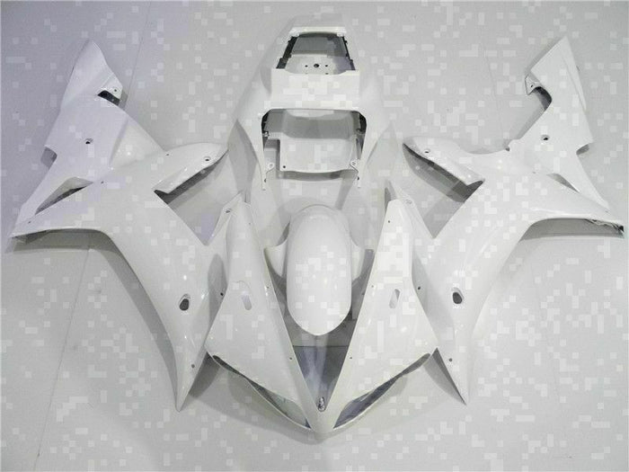 MSB Injection Mold Kit White ABS Fairing Fit for Yamaha 2002-2003 YZF R1 g023
