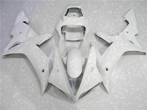 MSB Injection Mold Kit White ABS Fairing Fit for Yamaha 2002-2003 YZF R1 g023