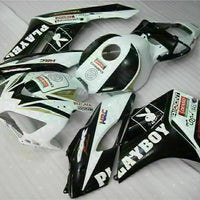 MS Injection Fairing Black White Fit for ABS Honda CBR1000RR 2004-2005 u038
