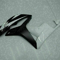 MSA Injection  Black Fairing Kit Fit for Honda 2007-2008 CBR600RR Cowl u061
