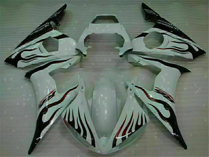 MS Injection Mold White Set Fairing Fit for Yamaha YZF 2003-2005 R6 & 06-09 R6S g023