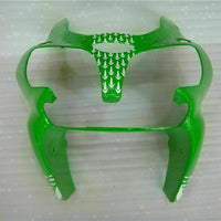MS Fit for  2000-2002 ZX6R Plastic Green Black Injection Fairing ABS t023