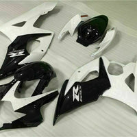 MS Injection Mold White Black Fairing Fit for  2005-2006 GSXR 1000 q014