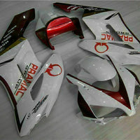 MS Injection Mold Fairing White Red Fit for ABS Honda CBR1000RR 2004-2005 u080