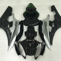 MS Injection Mold Silver Black Kit Fairing Fit for Yamaha 2006-2007 YZF R6 g012
