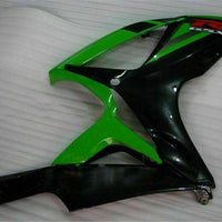 MSB Injection Black Green Fairing Fit for  2006 2007 GSXR 600 750 n052
