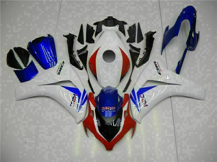 NT Fairing Fit for Honda 2008-2011 CBR1000RR U087- White Blue | ABS Injection