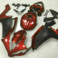 MSB Injection New Red Black Plastic Fairing Fit for Yamaha 2007-2008 YZF R1 f004