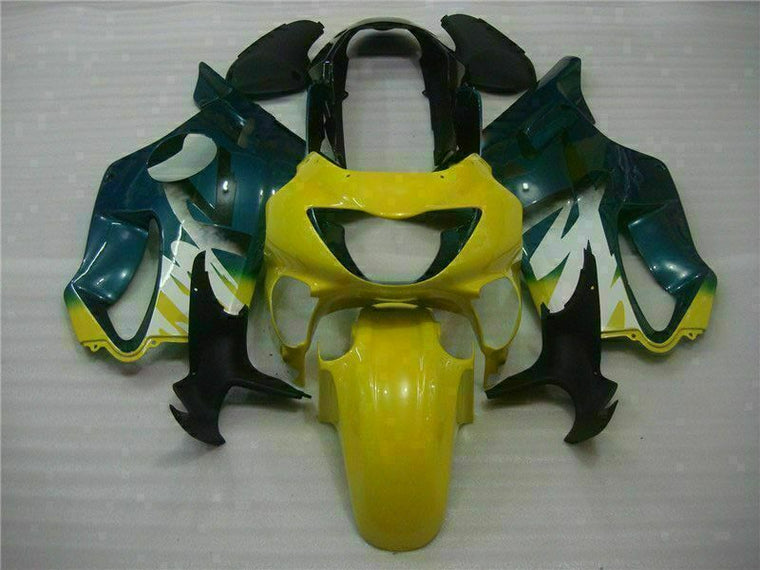 NT Fairing Fit for Honda 1999-2000 CBR600 F4 U014- Yellow Blue | ABS Injection