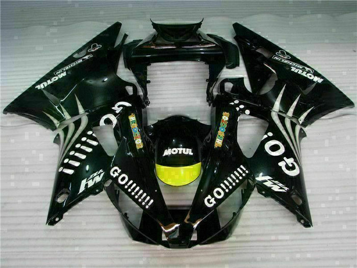 MSB Injection Mold Kit Black Plastic Fairing Fit for Yamaha 2000-2001 YZF R1 g006