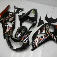 MSB Injection Black Plastic Fairing Fit for  2001-2003 GSXR 600 750 m059