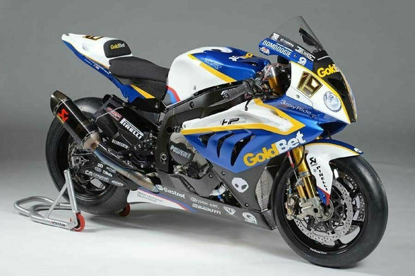 NT Fit for BMW 2009-2014 S1000RR Injection Blue White ABS Mold Fairing Plastic N004