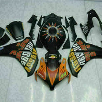 MS Injection New Orange Black Set Fairing Fit for Honda 2008-2011 CBR1000RR u085