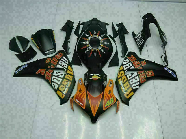 NT Fairing Fit for Honda 2008-2011 CBR1000RR U085- Orange Black | ABS Injection