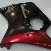 MSA Red Flame Injection  Fairing ABS Fit for Honda 1996-2007 CBR1100XX u005