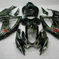 MSB Injection Black Plastic Fairing Fit for  2006 2007 GSXR 600 750 o030