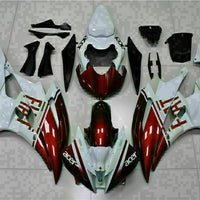MS Injection Bodywork Brown White Fairing Fit for Yamaha 2006-2007 YZF R6 g067